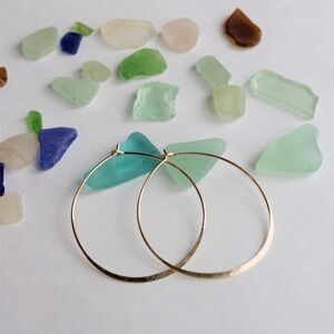 Agapantha Hoop Earrings 14K Gold Filled